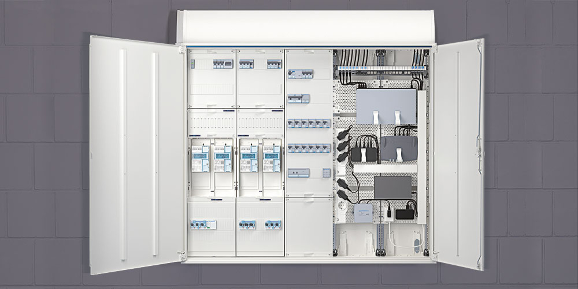 Technikzentrale bei Neumer Elektrotechnik GmbH in Dienheim